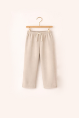 Beige kids summer trouser