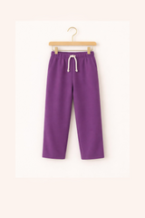 Purple kids summer trouser