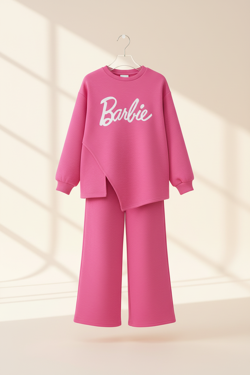 Barbie Pink Co-ord Set 3D Hanger Shot