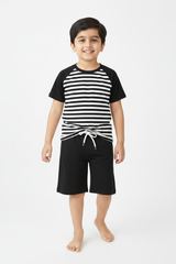Boys Stripe Raglan Tee – Decent Model Pose