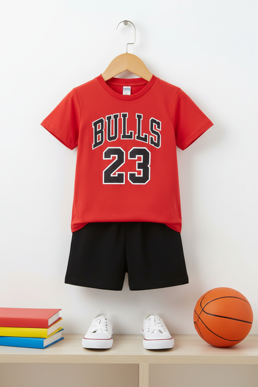 Bulls 23 Red - Product Hanger Shot