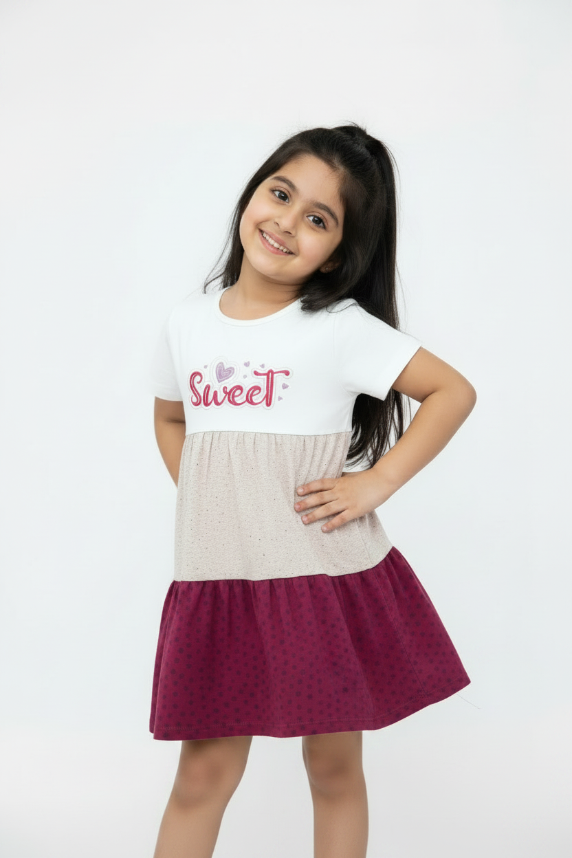 Design 1 Model — Cute Face & Longer Frock