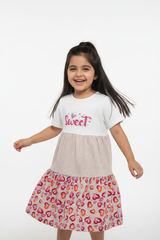 Design 2 Model — Heart Print Frock