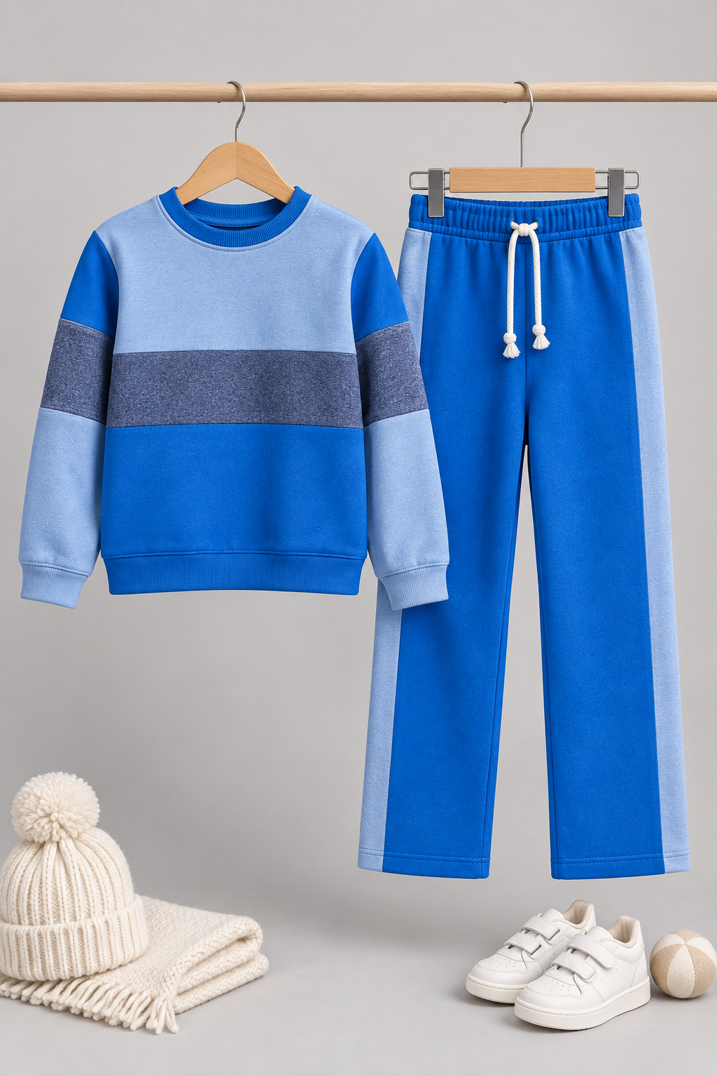 Hanging co-ord set with winter and play props