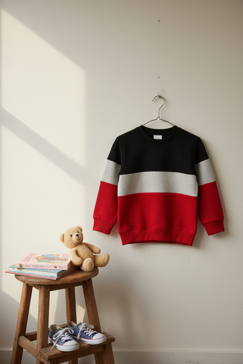 Kids Color Block Sweatshirt – Candid Lifestyle
