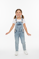 Kids Denim Dungaree Model Shot