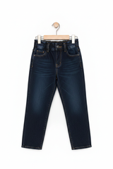 Kids Navy Denim Jeans 3D Hanger Shot
