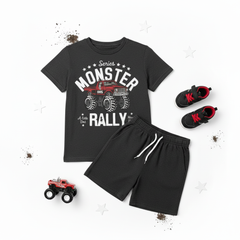 Monster Rally Kids Set with White Drawcord