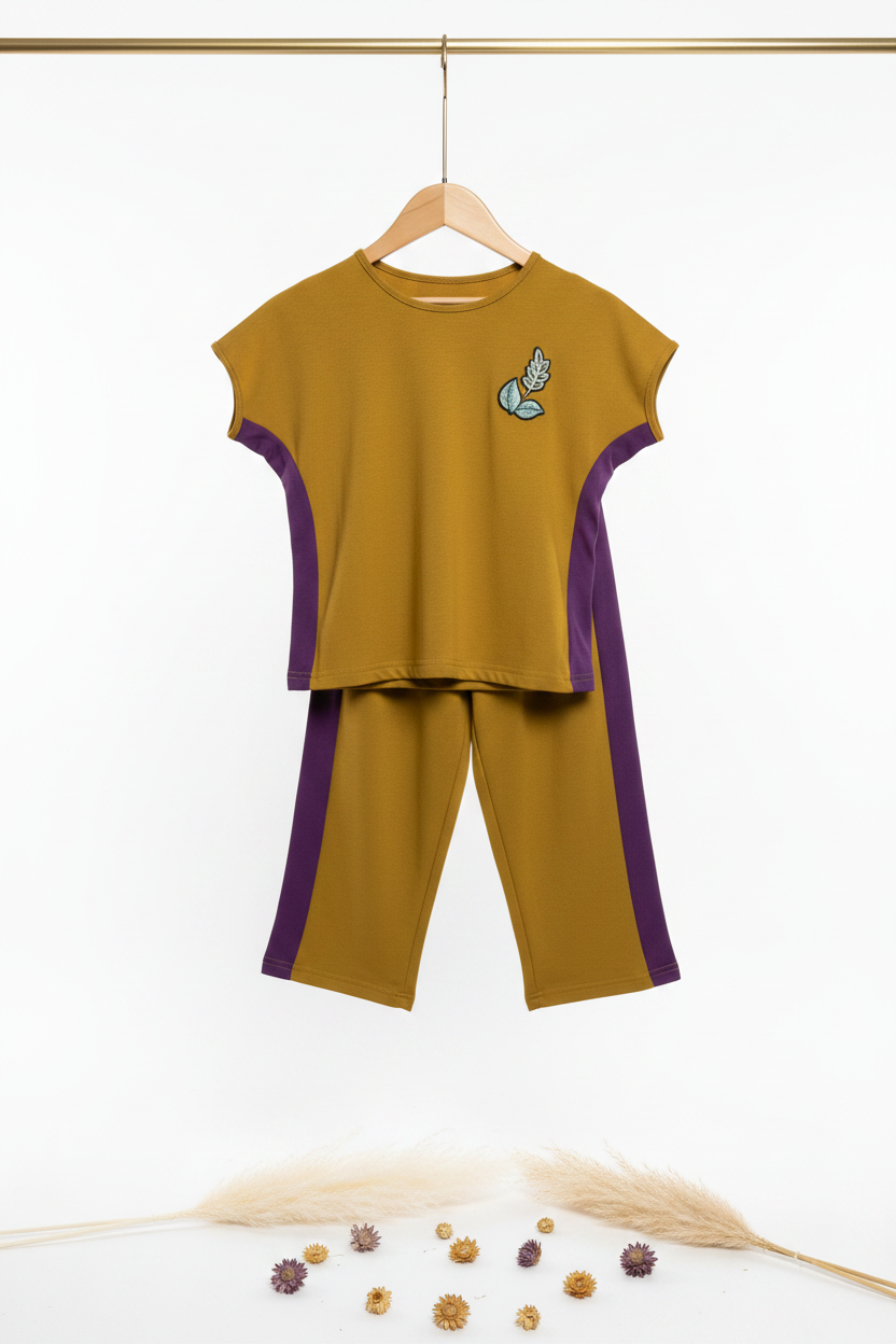 Mustard Wide Leg Co-ord – 3D Hanger Corrected
