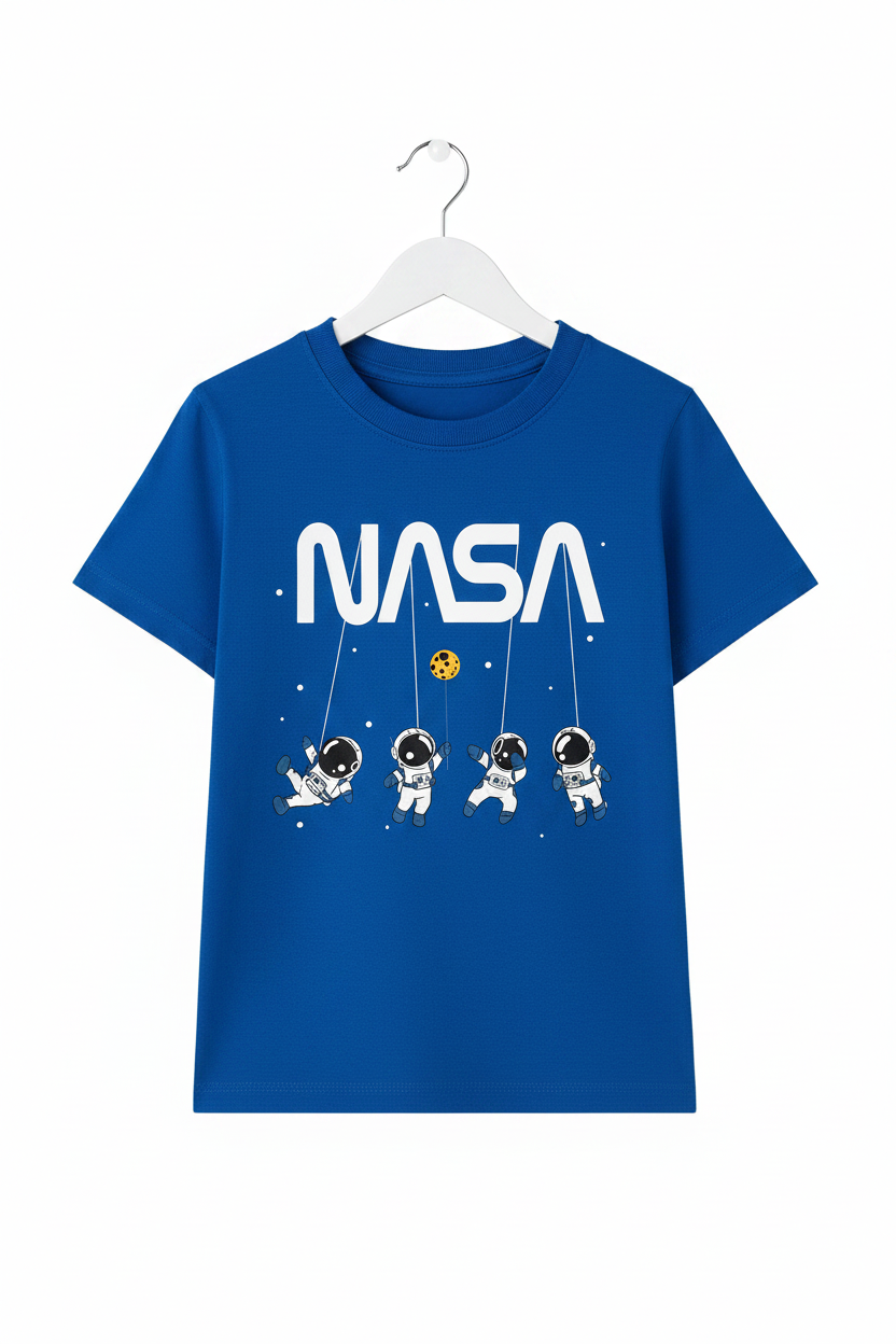 NASA Kids T-Shirt – Royal Blue