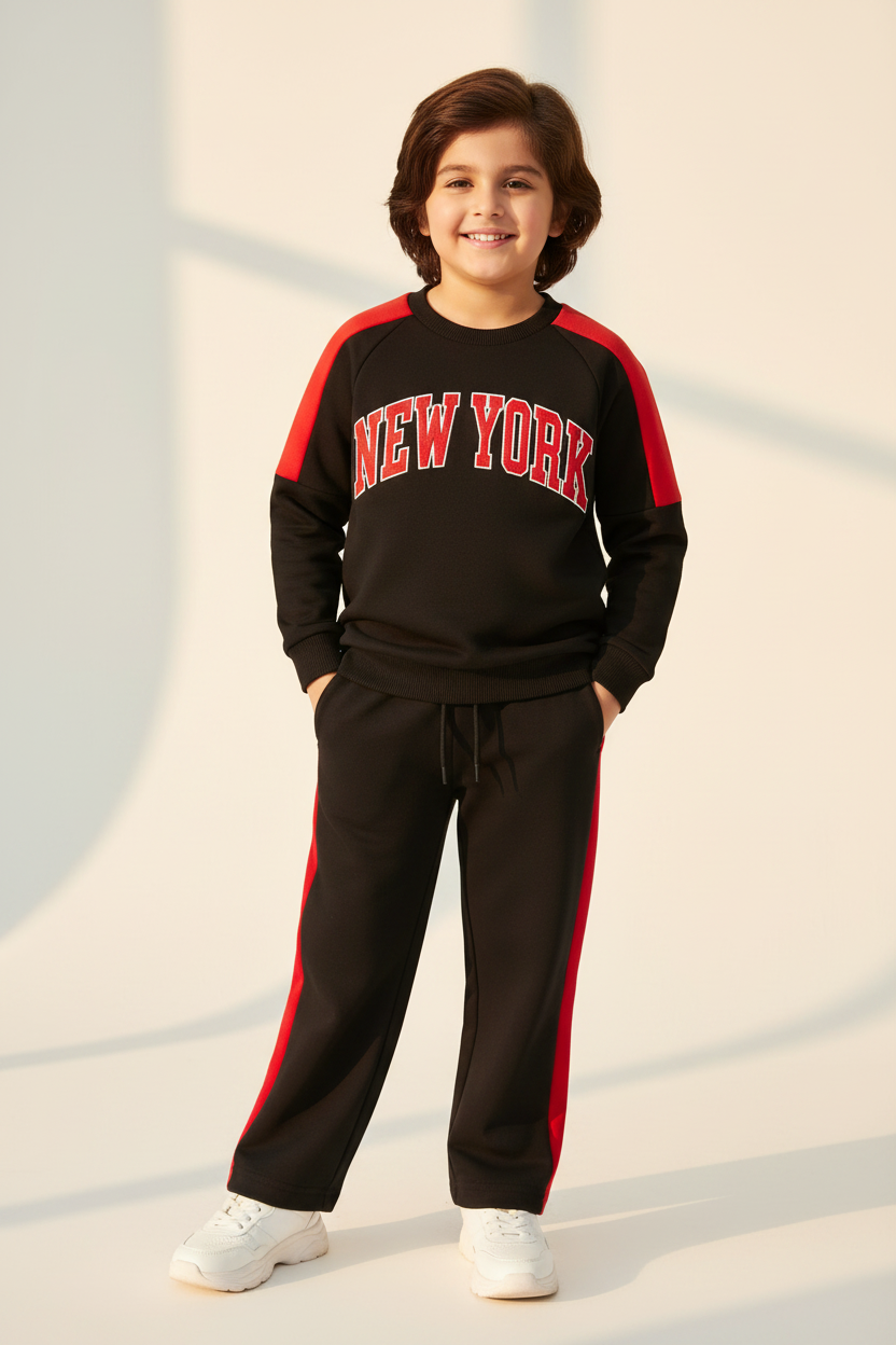 New York Co-ord Set – Pakistani Boy Model Shot