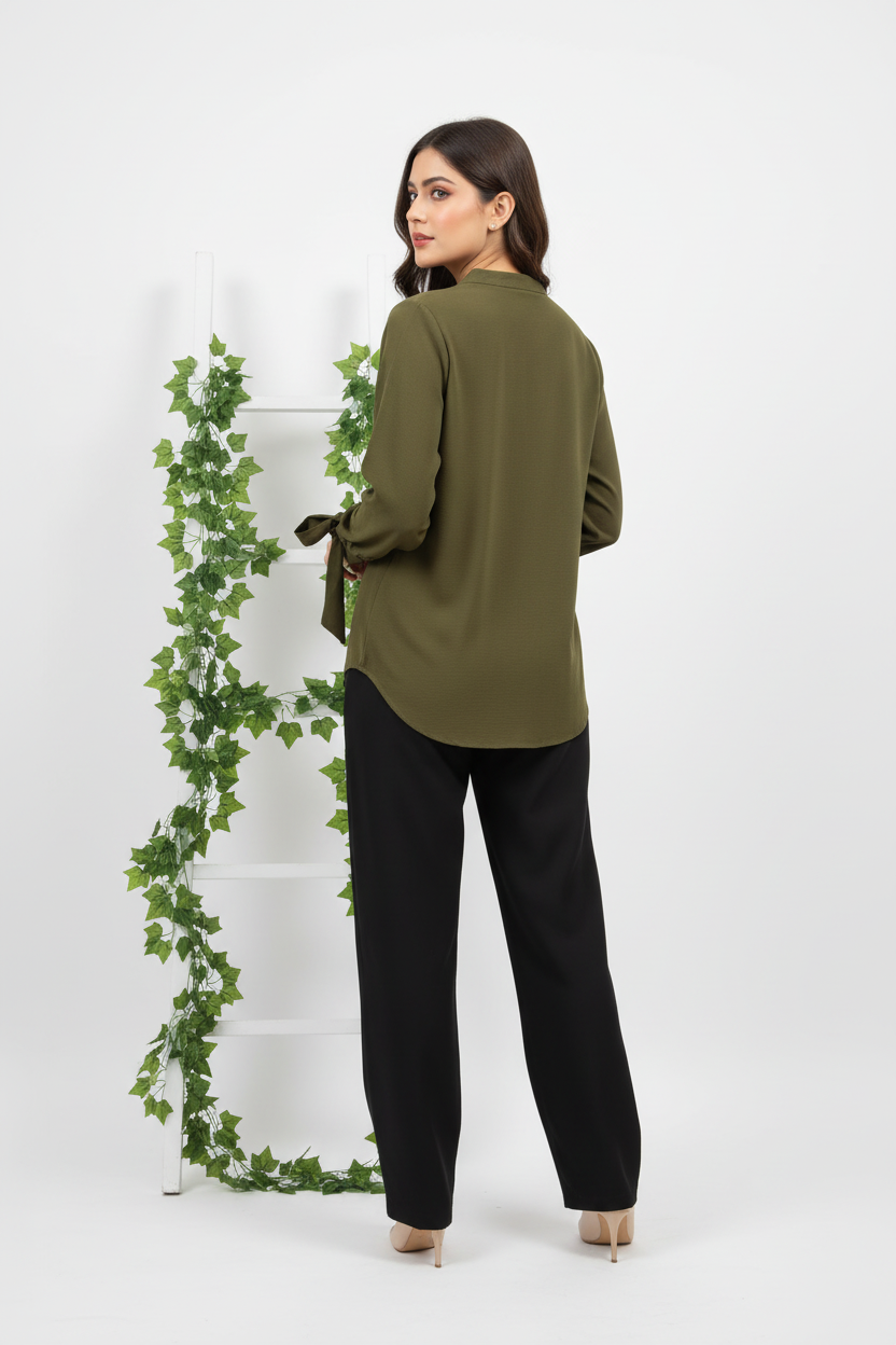 Olive Green Coord Back