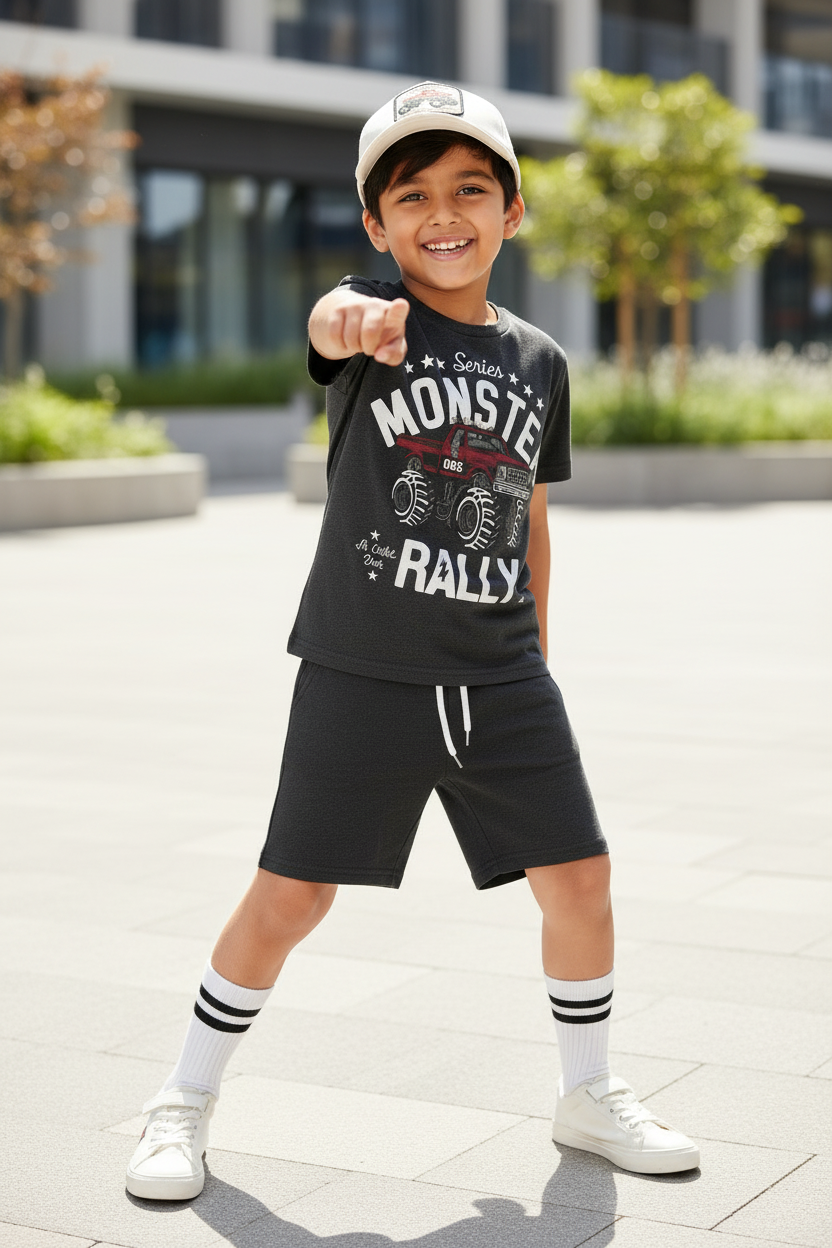 Pakistani Boy Monster Rally Model Shot