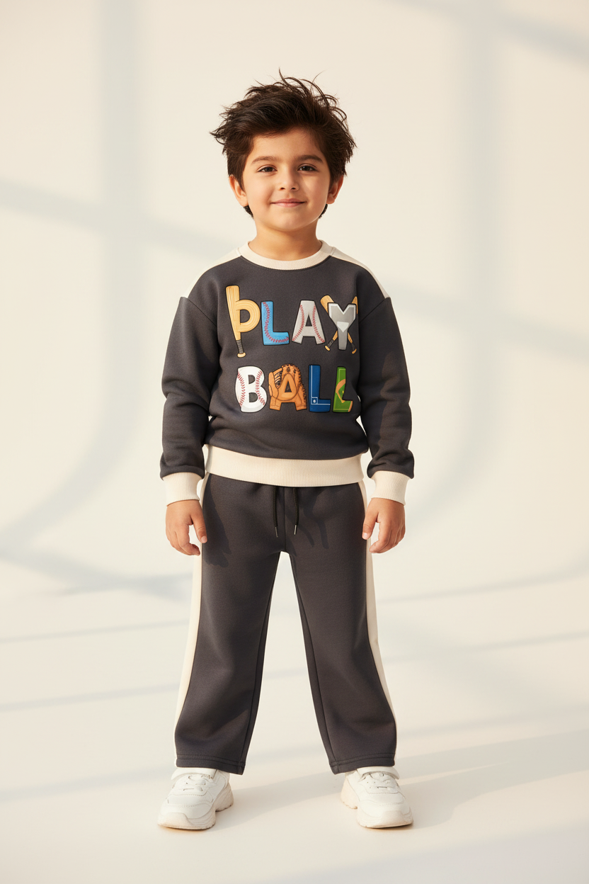 Play Ball Co-ord Set – Fair Local Boy, Rough Hair, Daily Look