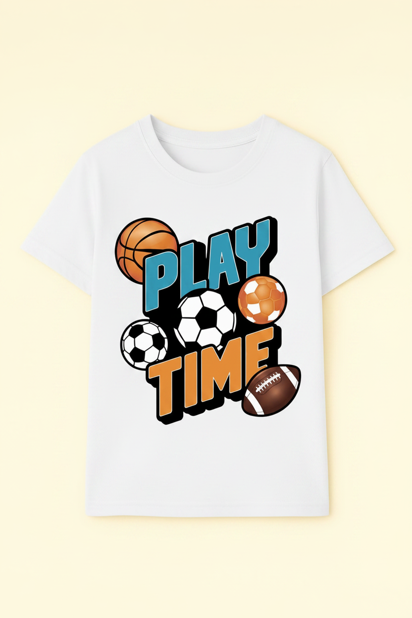 Play Time Tee - White