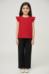 Red Pearl Top – White BG