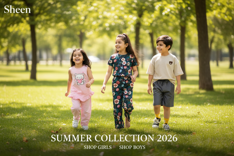 Sheen Summer Collection 2026 - Desktop Banner