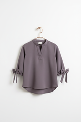 Slate Grey Girls Top