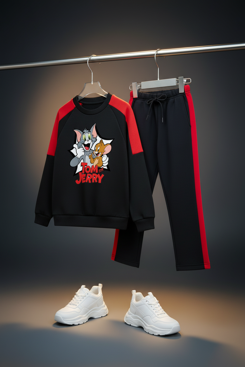 Tom & Jerry Co-ord Set – Vibrant Cinematic Angle