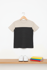 Two-Tone Colour Block Tee - Product Shot